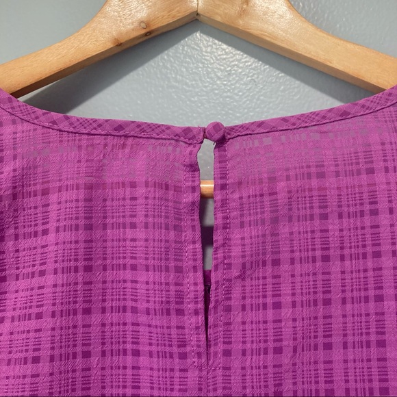 Anthropologie Cut-Out Collar Puff Sleeve Blouse - Picture 10 of 12